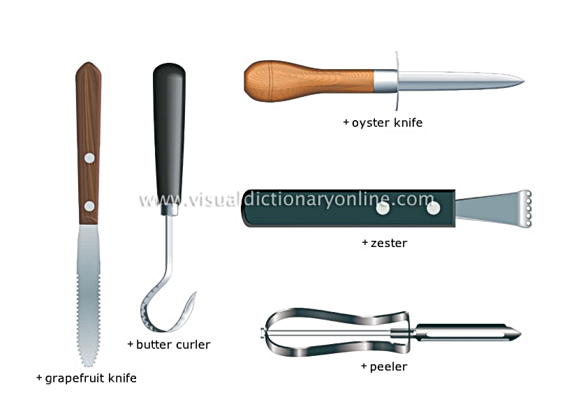 examples of kitchen knives [3]