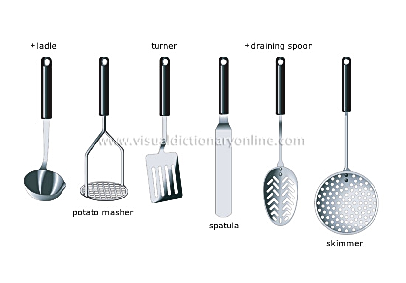 set of utensils